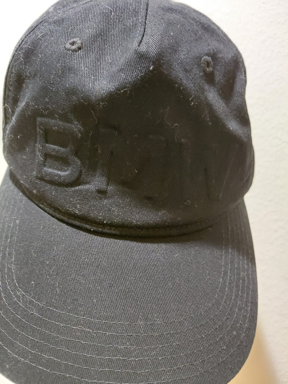 BMW Black Embroidered '5' Baseball Cap